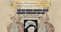 Desktop Screenshot of fashionsrevisited.com